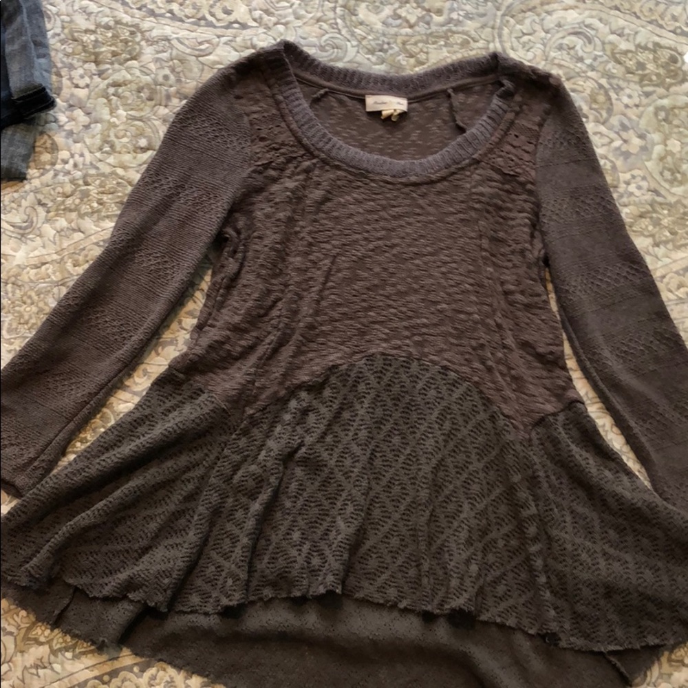 Anthropologie rue and meadow top xs